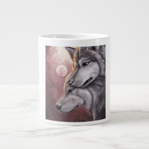 Grande Tasse Deux loups