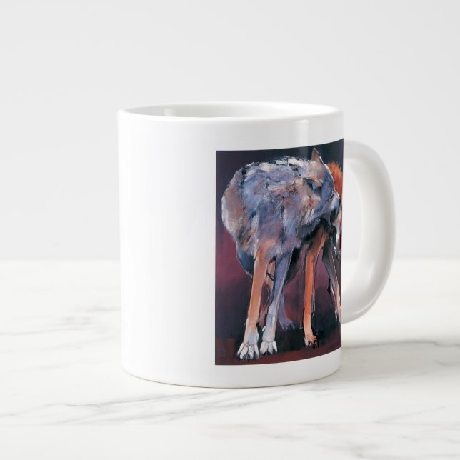 Grande Tasse Deux loups 2001 (Devant droit)