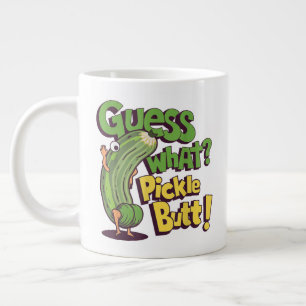 Grande Tasse Devinez quoi_ Pickle Butt! Drôle concombre