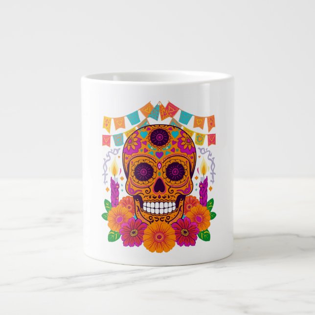 Grande Tasse Dia de los Muertos (Devant)
