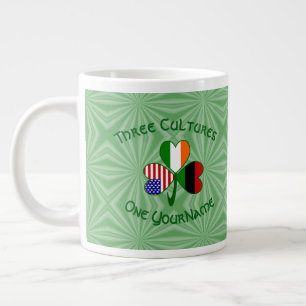 Grande Tasse Diaspora africaine irlandais Shamrock américain pe