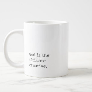 Grande Tasse 'Dieu ne fait pas d'erreurs.' Cadeau Créatif de Ty