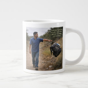 Grande Tasse Dieu prend soin de vous