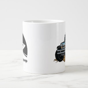 Grande Tasse DigiRods Rat Rod Racer Black 4x4 Off Road Véhicule
