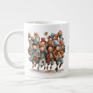 Grande Tasse Dix seigneurs sautant fantaisistes 12 Jours de Noë