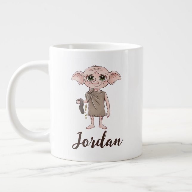 Grande Tasse Dobby Watercolor Character Art (Gauche)