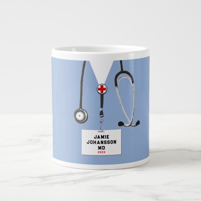 Grande Tasse Docteur diplômé de la faculté de médecine 2024 (Devant)