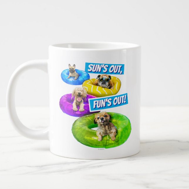 Grande Tasse Dog Pool Party (Gauche)