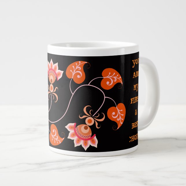 GRANDE TASSE DON DE LA JOURNÉE DE VALENTINE POUR PETITE AMIE, F (Devant droit)