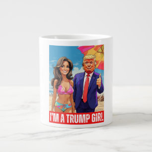GRANDE TASSE DONALD TRUMP - JE SUIS UNE FILLE TRUMP
