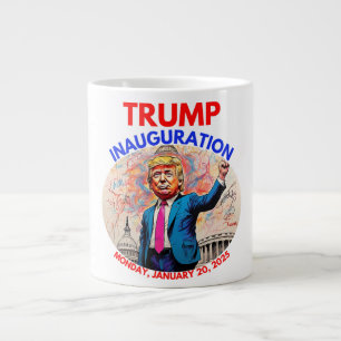 GRANDE TASSE DONALD TRUMP JOUR D'INAUGURATION 2025