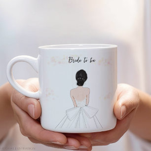 Grande Tasse douche nuptiale, Mariée à être,