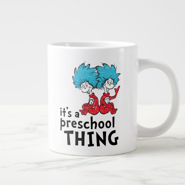Grande Tasse Dr Seuss | Enseignant C'est une chose préscolaire (Droite)