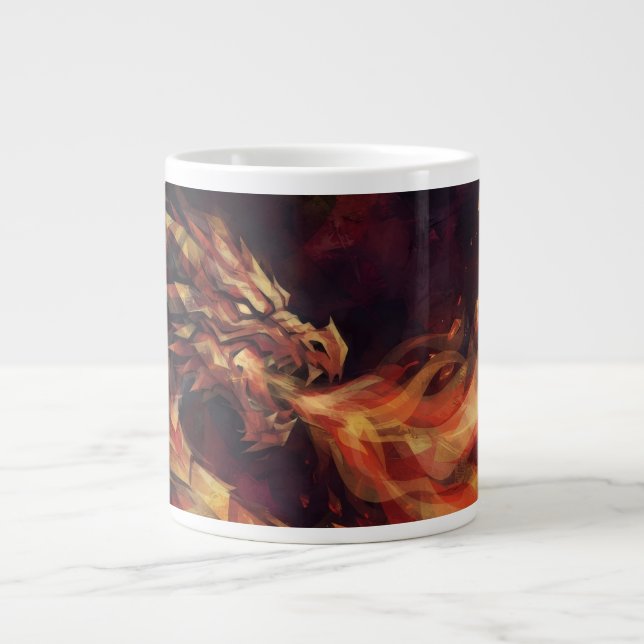 Grande Tasse Dragon Fougueux (Devant)