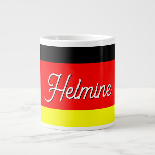 Grande Tasse Drapeau allemand personnalisé