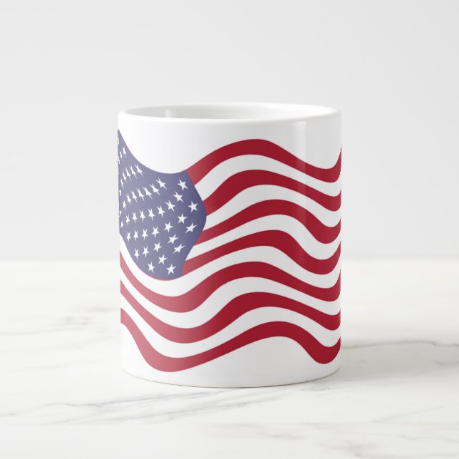 GRANDE TASSE DRAPEAU AMÉRICAIN (Devant)