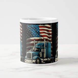 Grande Tasse Drapeau américain de camionnette pour voiture patr