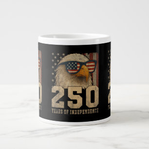 Grande Tasse Drapeau américain de l'aigle vintage du 4 juillet