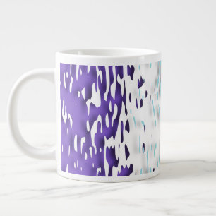 Grande Tasse Drapeau de fierté multisexuel funky trippy ondulé