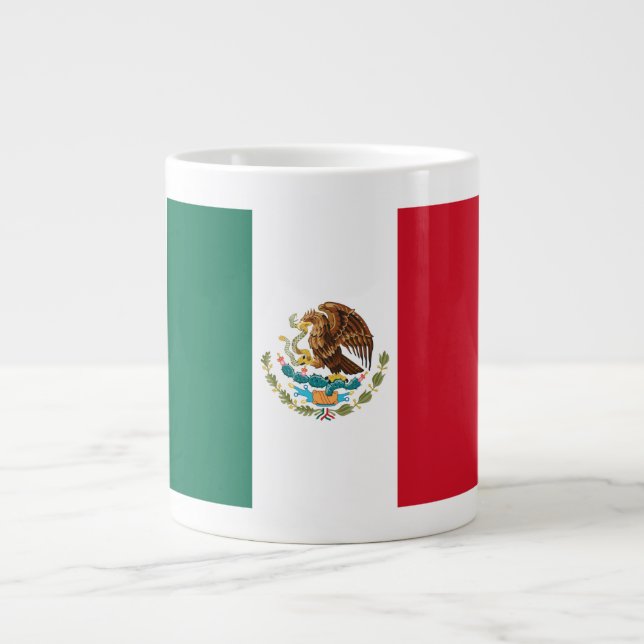 Grande Tasse Drapeau du Mexique, Bandera de la République mexic (Devant)