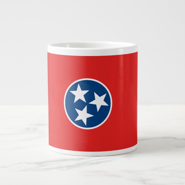 Grande Tasse Drapeau du Tennessee (Devant)