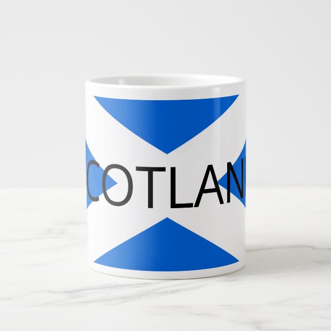 Grande Tasse Drapeau écossais Mugcct écossais (Devant)