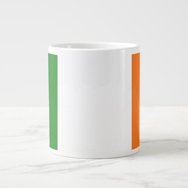 Grande Tasse Drapeau irlandais Total  (Devant)