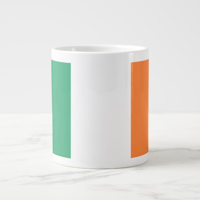 Grande Tasse Drapeau national de l'Irlande, Norme irlandaise, B (Devant)