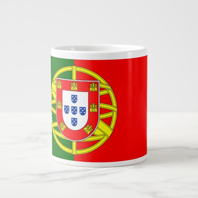 Grande Tasse Drapeau Portugal (Devant)