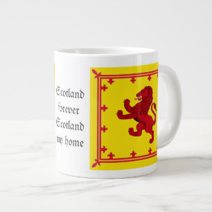 Grande Tasse Drapeau rouge écossais Rampant ancien Lion
