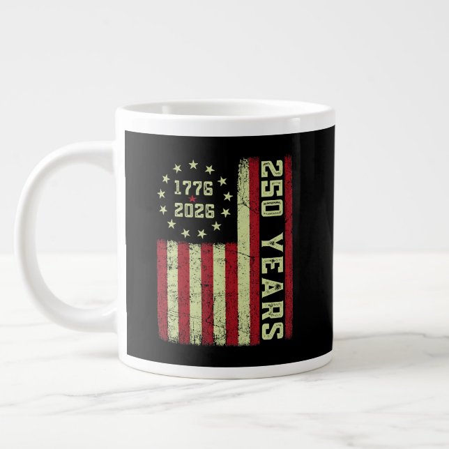 Grande Tasse Drapeau USA 250e anniversaire (Gauche)
