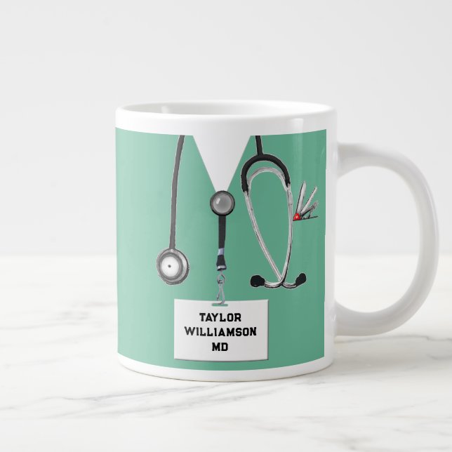 Grande Tasse Drôle cadeau de docteur (Droite)