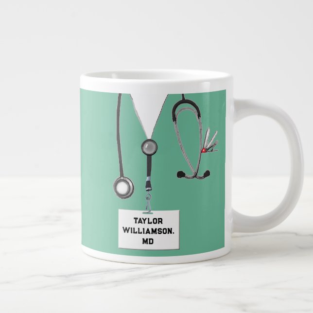 Grande Tasse Drôle cadeau de docteur (Droite)