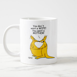 Grande Tasse Drôle caricature de Kangaroos