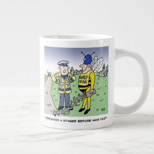 Grande Tasse Drôle caricature de la police de la circulation au