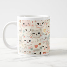 Drôle Cat Meow Motif de dessin