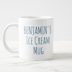 Grande Tasse Drôle Citation de crème glacée Gag Cadeau Nom pers