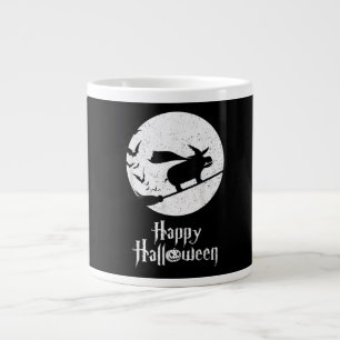 Grande Tasse Drôle Halloween Costume sorcière Hippo Lover cadea