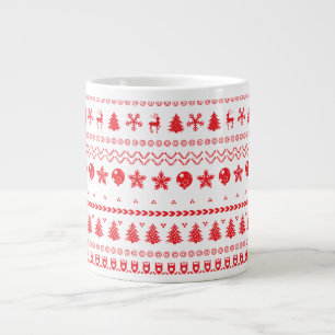 Grande Tasse Drôle Mauvais Joyeux motif de Noël