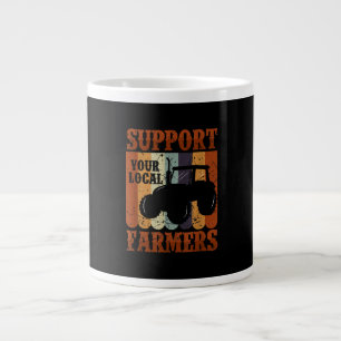 Grande Tasse Drôle Paysan de cadeaux Poulet de la ferme Chèvre