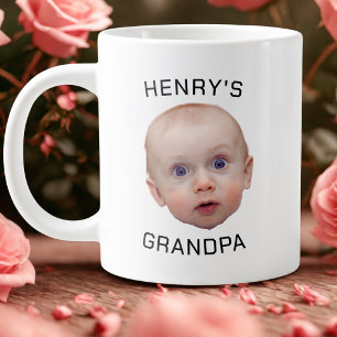 Grande Tasse Drôle personnalisé visage bébé