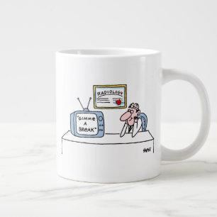 Grande Tasse Drôle Radiologue Cartoon Xray Technicien Humour