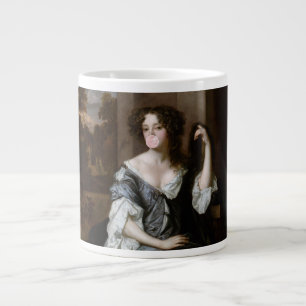 Grande Tasse Duchesse de Portsmouth soufflant une gomme à bulle