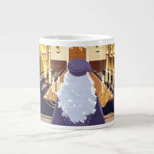 Grande Tasse Dumbledore parlant dans le Grand Hall de Poudlard