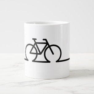 Grande Tasse E point de recharge de la bicyclette symbole du ch