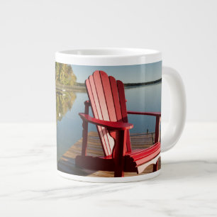 Grande Tasse Eau Adirondack Chaise au lac