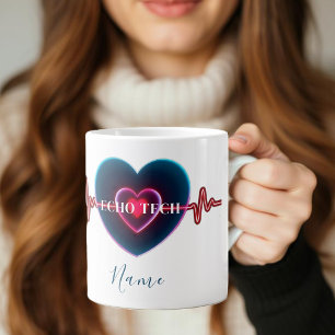Grande Tasse Echo Tech Battement de cœur ECG