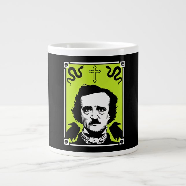 Grande Tasse Edgar Allan Poe Anniversaire 19 janvier (Devant)