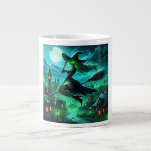 Grande Tasse Éffrayante verdure Halloween sorcière