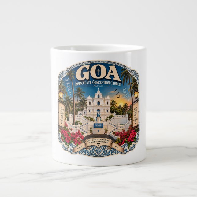 Grande Tasse Église de l'Immaculée Conception de Goa Panaji – V (Devant)